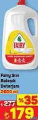 FAİRY SIVI BULAŞIK DETERJANI 2600 ML